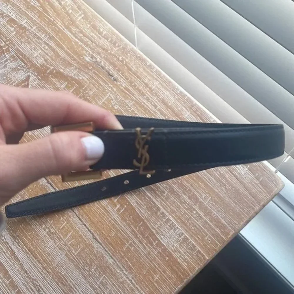 Saint Laurent YSL Cassandre Thin Belt - Picture 3 of 6
